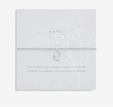 Joma Jewellery- Birthflower A Little October Bracelet- Cosmos