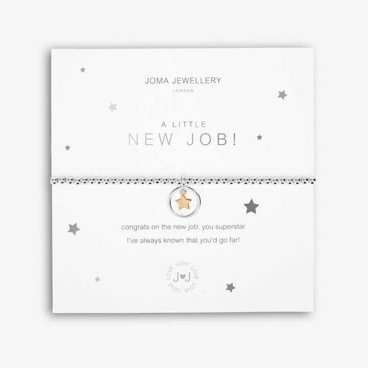 Joma Jewellery  A Little  'NEW JOB!' Bracelet