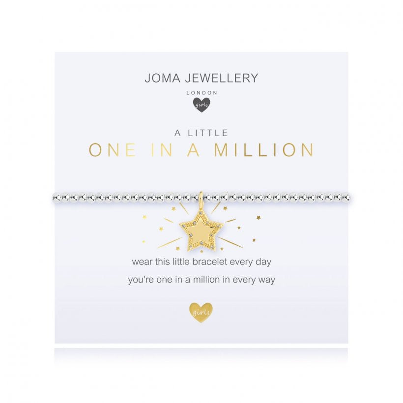 Joma Jewellery Children’s A Little One in a Million Bracelet