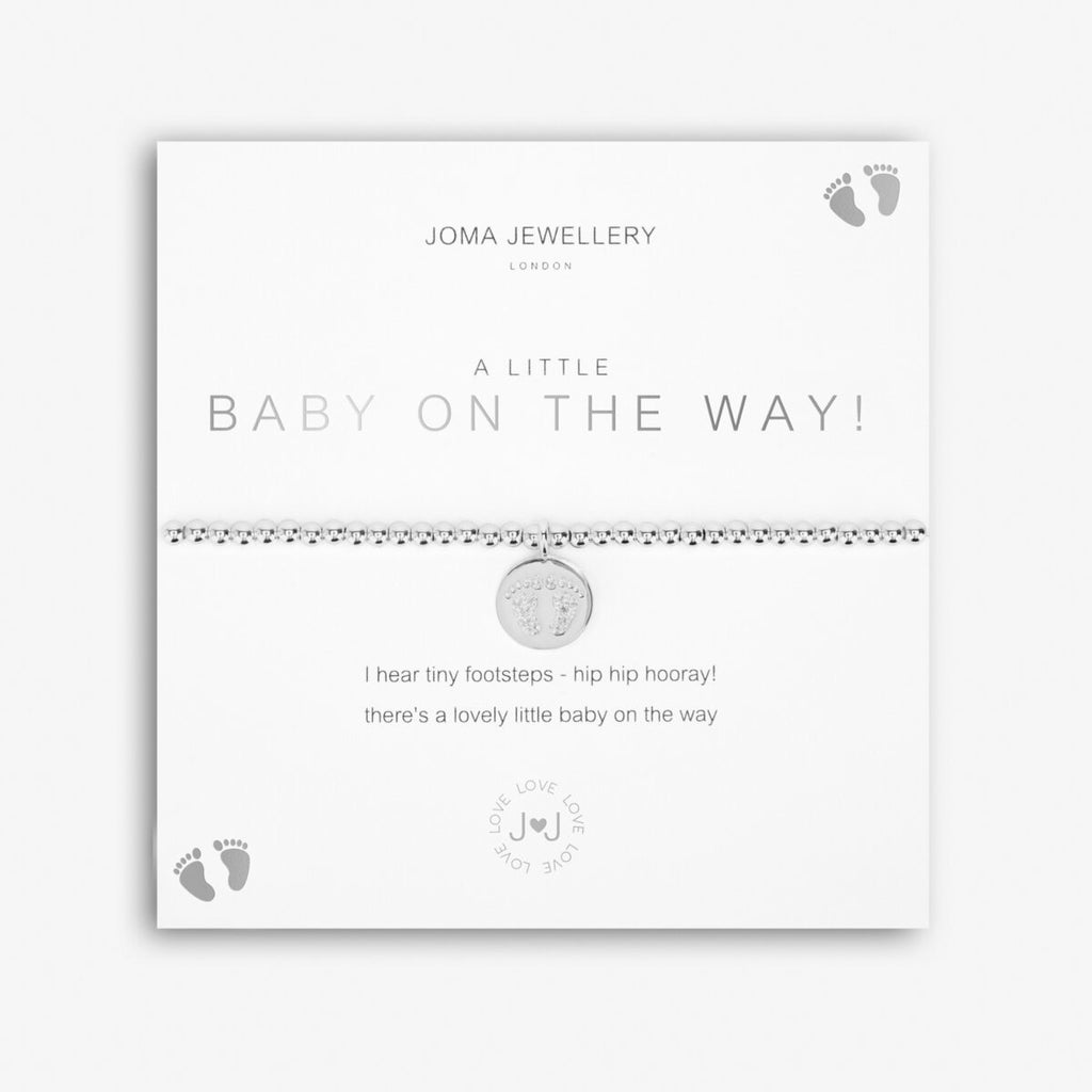 Joma Jewellery A LITTLE 'BABY ON THE WAY!' BRACELET
