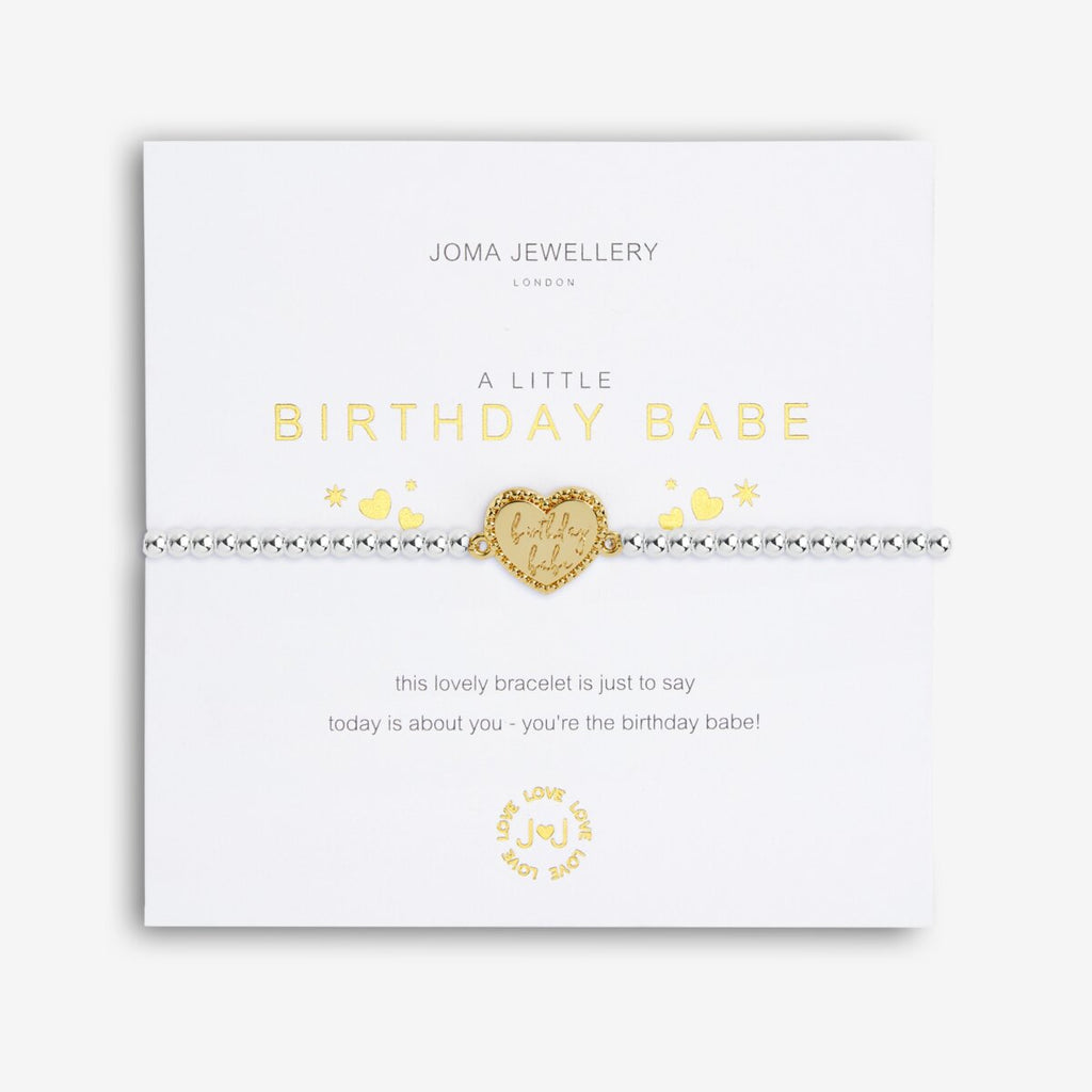 Joma Jewellery A LITTLE 'BIRTHDAY BABE' BRACELET