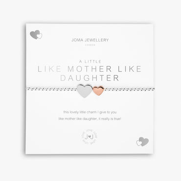 Joma jewellery A LITTLE 'LIKE MOTHER LIKE DAUGHTER' BRACELET